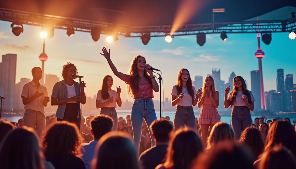 explorez et découvrez les talents émergents du chant canadien, une scène musicale riche en artistes prometteurs et voix uniques.