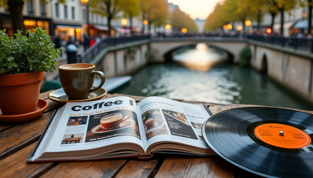 découvrez "bonjour jacob", une rencontre unique entre le canal saint martin, coffee i magazine et vinyl, fusionnant culture urbaine, café d'exception et passion musicale.