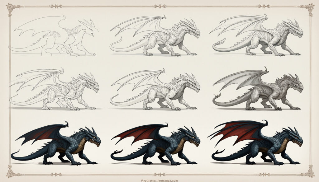 découvrez comment dessiner des dragons facilement grâce à notre guide étape par étape, adapté à tous les niveaux pour libérer votre créativité.